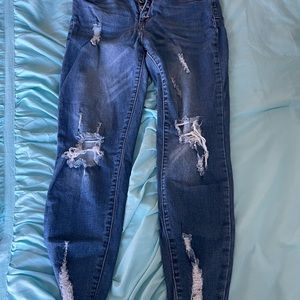 S.O.N.G Jeans girls size 9/29 High Rise Skinny Ankle